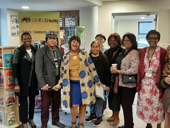 Some of the guests who attended DIVERSECrawley's Black History Month Museum Exhibition Launch on 2nd October 2021