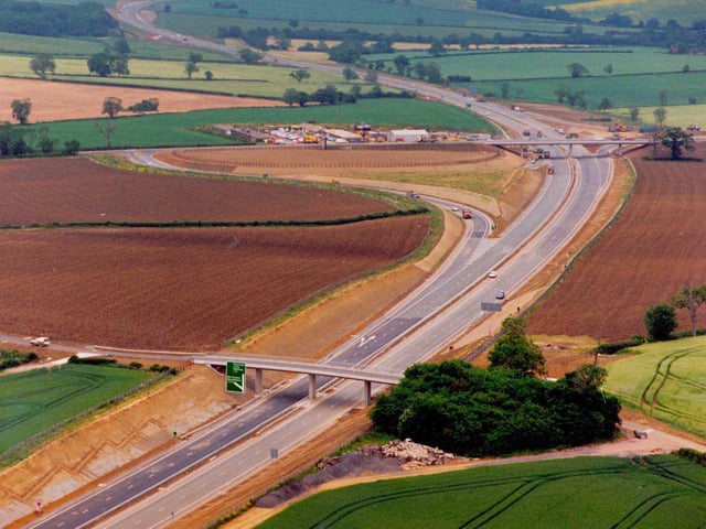 Junction 2 - the Kelmarsh junction is ready for opening