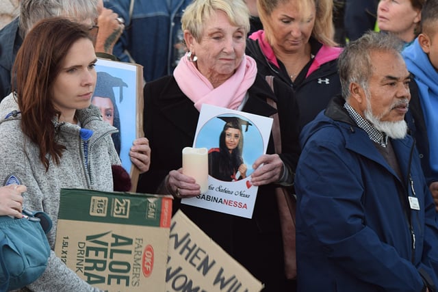 Sabina Nessa vigil, Eastbourne (Photo: Dan Jessup)