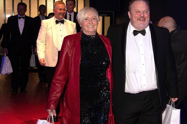 Gemini Print’s  Maxine and Steve Cropper on the red carpet