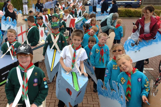 2nd Durrington Sea Scouts at the Durrington Festival in 2011. Picture: Gerald Thompson W24171H11