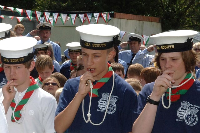 Ten years ago, celebrating the 50th anniverasry of 2nd Durrington Sea Scout Group. Picture: Gerald Thompson W25195H11