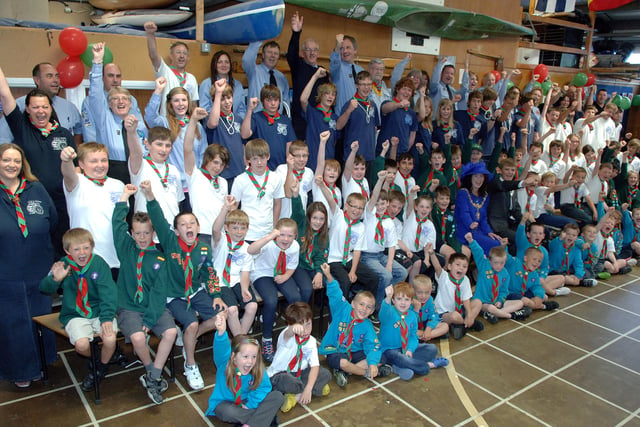 Ten years ago, celebrating the 50th anniverasry of 2nd Durrington Sea Scout Group. Picture: Gerald Thompson W25195H11