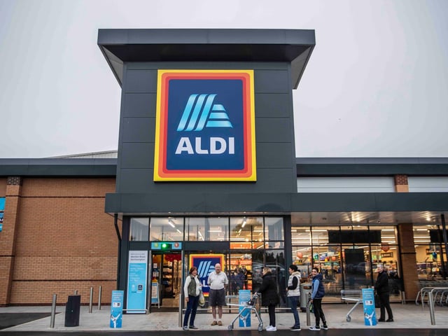 The new Aldi store in Weedon Road Retail Park. Photo: Kirsty Edmonds