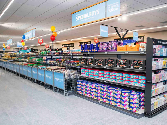 The shelves are stacked and ready for shoppers. Photo: Kirsty Edmonds