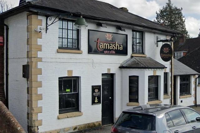 Tamasha Lindfield is located in the High Street, just opposite LIndfield pond. It has a rating of 4.2 stars out of five from a whopping 339 Google reviews. One reviewer said: "It's not often that I bother to do a review, but the food last night was amazing." Picture: Google Street View.