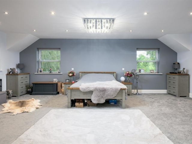 The master bedroom.