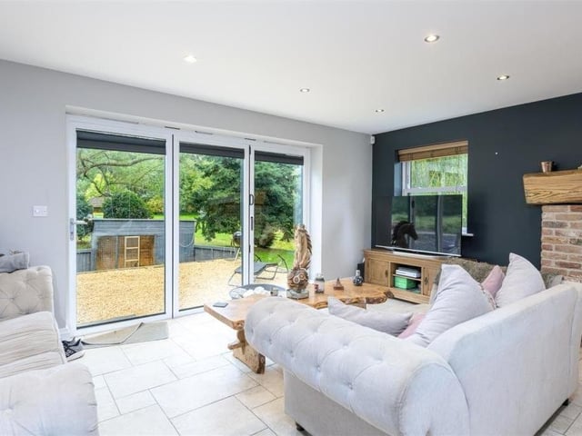 The living area.