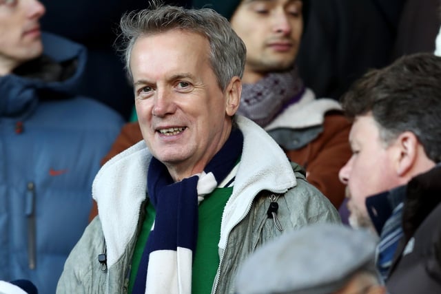 One of the more well known Baggies fans - Skinner is often at the Hawthorns when his schedule allows.