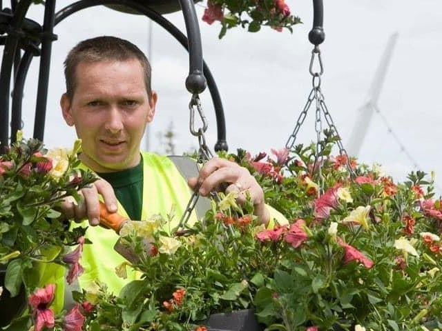 Caoimhe Parke: "Christopher Parke, he’s a groundsman for the council and has been working in the cemetery at the start of lockdown but is out cutting grass and planting now."