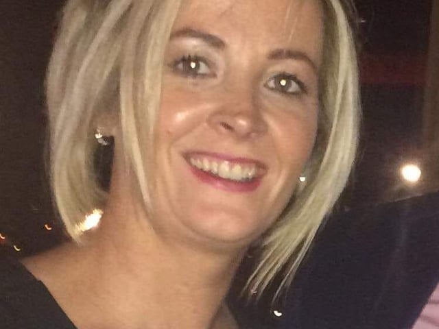 Donna Meenan: "My wee buddie Cíara " Mórdha working in a local supermarket making sure we all stayed well fed and had everything we needed during lockdown. Shes a wee star and make lockdown easier for myself and al ot of others."