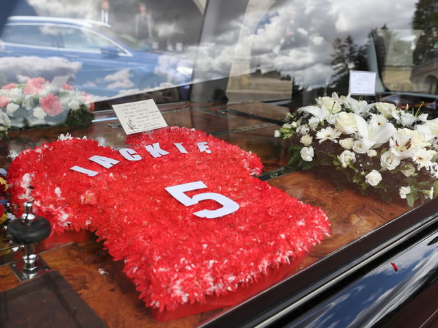 The former Republic of Ireland manager, who won the World Cup playing for England, died on July 10 aged 85
