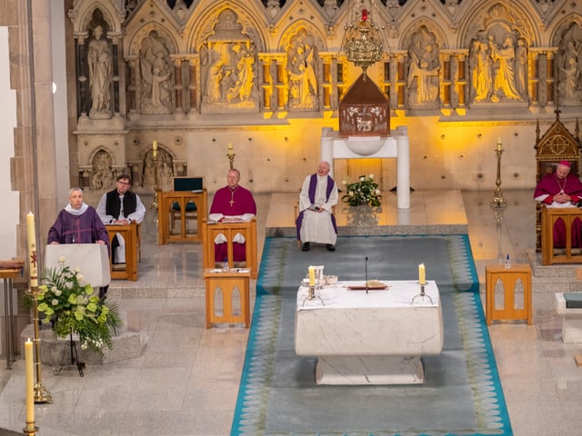 The Funeral for John Hume at St Eugene's Cathedral