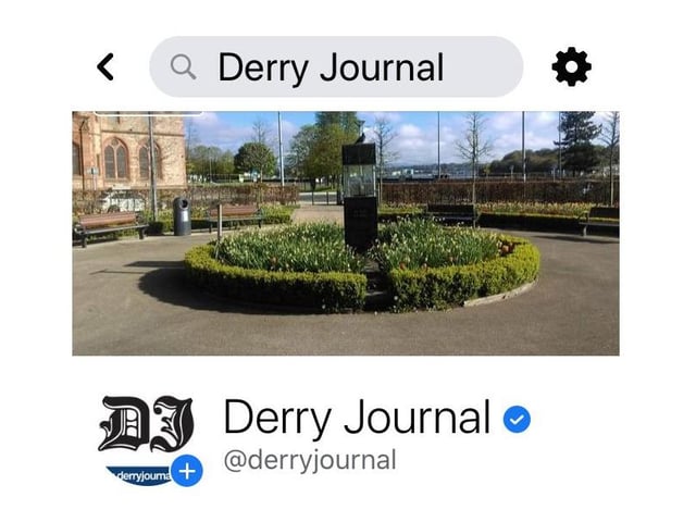 Go to the Journal Facebook page and click on the cog icon