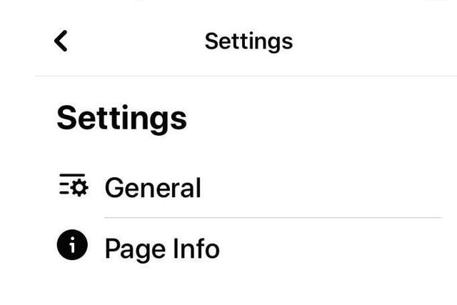 In the settings section click general