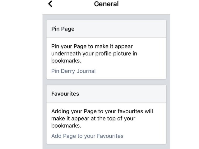 The click 'add page to your favourites' to confirm
