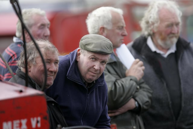 Bidders at the machinery Sale in Ballymena Mart last Saturday afternoon.Picture Steven McAuley/Kevin Mcauley Photography Multimedia.
