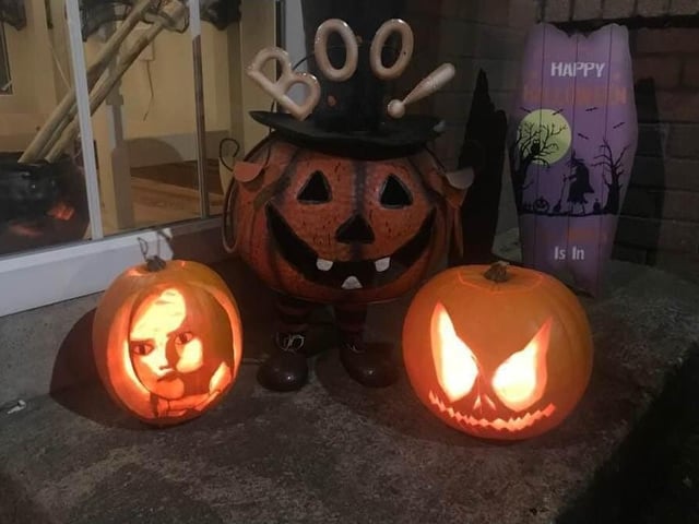 Callie Boyle - Our Wednesday Addams and spooky pumpkin