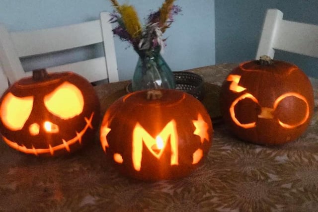 Laura Keogh - Darragh aged 5, Myles 12 weeks old (with help from mummy) and Lailah aged 8. Happy Halloween