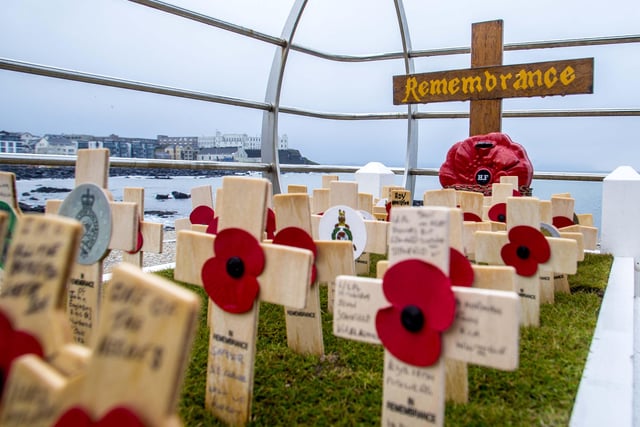 Portstewart on Remembrance Sunday.Pic Steven McAuley/McAuley Multimedia