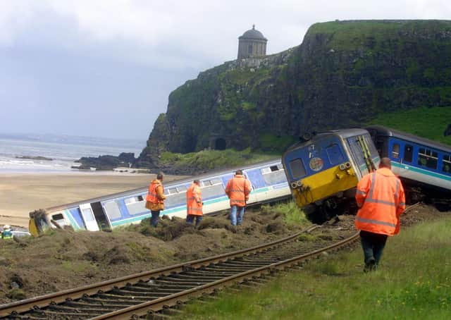 The scene at Downhill near Castlerock, Co Londonderry, in June 2002: Picture: Kevin McAuley