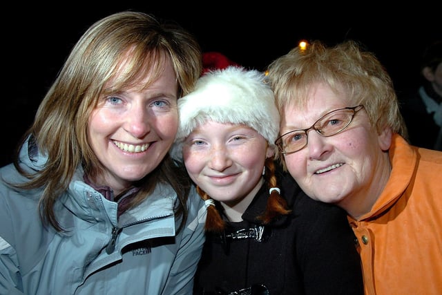 Smiles all round from members of the Thom family at the Tobermore Christmas lights switch on last Saturday night