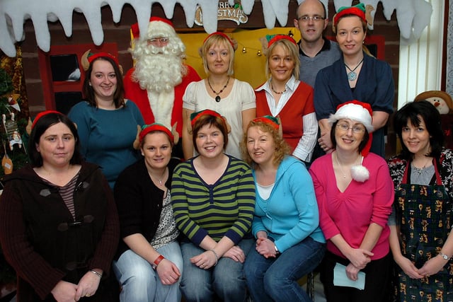 Some of the organisers of the successful 'Breakfast With Santa' event held at Coagh Primary School last Saturday morning.mm51-370sr