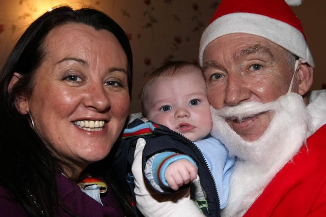 Special Happy Christmas from Mayor Paula Bradley and baby Jack Dalton (10 Months) along with Santa