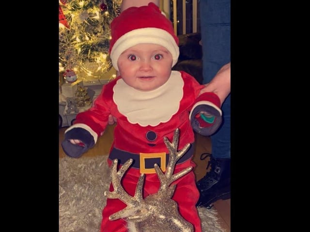 Seanan Valley - My son's first Christmas. Dion Gillespie Born 24th January 2020.