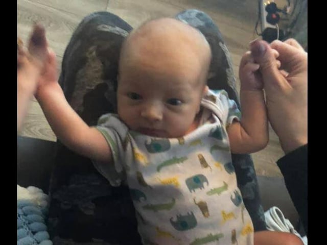 Karin Moore - My daughter Lindsey Dohertys a beautiful wee baby boy he is just so beautiful.