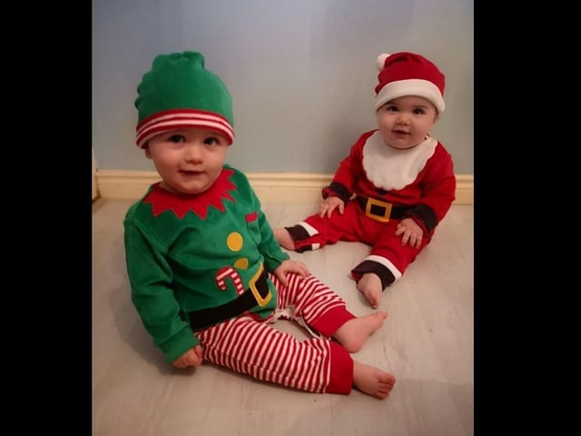 Mac Caroline - My gorgeous twin boys Aodhán and Connor born 9th January 1st Christmas.
