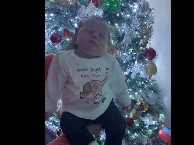 Margaret Doherty - My beautiful grand daughter Niamh born on November.
