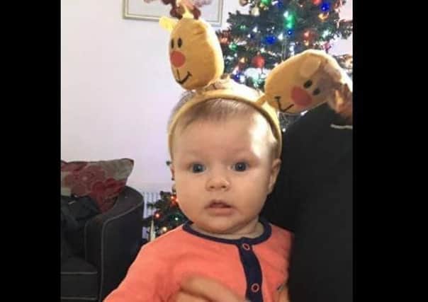 Ruthie Mc - Our little reindeer Gabriel. Its his first Christmas  Born August 2020.