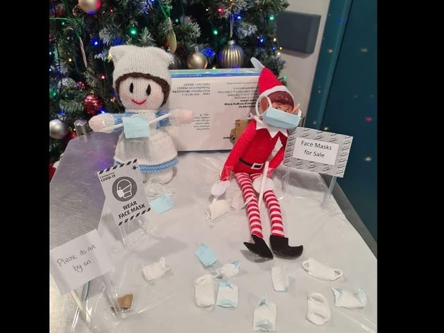 Christine McCaughey - Blakes in the royal children's hospital and the elf is a busy bee x.