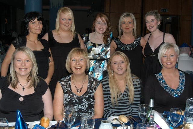The ladies from Foyle Daycare in Drumahoe, pictured at their Christmas party at the City Hotel. 1512Ap47