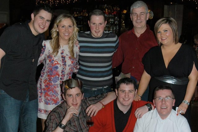 The staff from Boots in Foyleside pictured at their Christmas party at Pitchers. 0812Ap95
