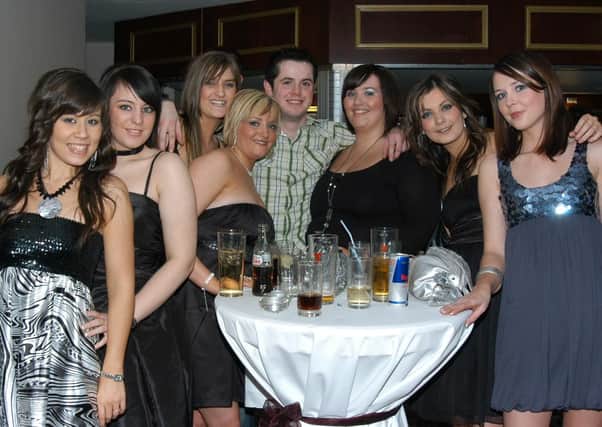 The staff from Dunnes Stores, Foyleside, pictured at their Christmas party at the White Horse Hotel. 0812Ap103