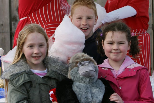 Michaela, Liam and Shana O?Boyle from Randalstown had a big day out at the Toome Fair. AT16-305JC