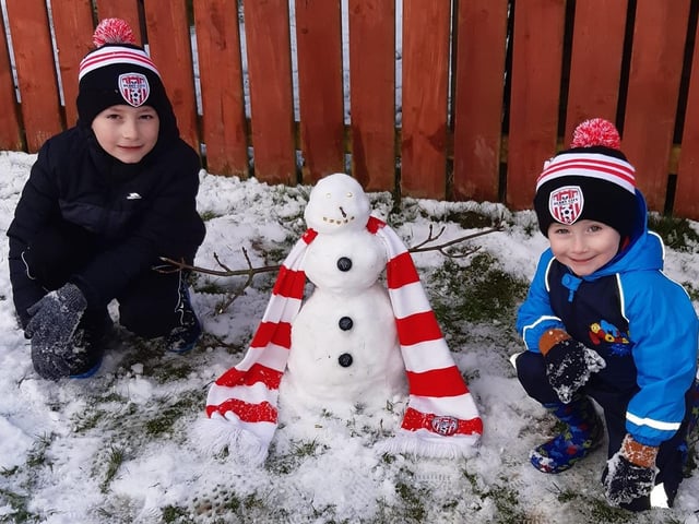 Ruairi Dalzell - Conor & Caomhán's Derry City Snowman