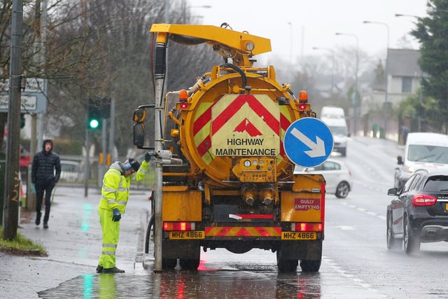 Flooding on Balmoral Avenue in south Belfast after continuous rain overnight.  

Picture by Jonathan Porter/PressEye