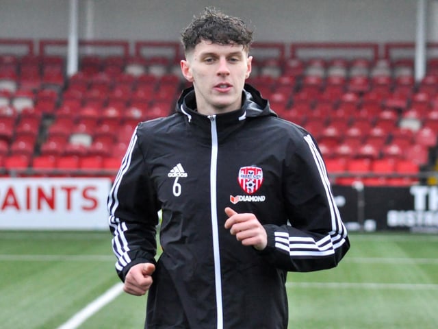 Captain Fantastic Eoin Toal getting ready for his fifth season with Derry City. Picture courtesy Event Images & Video
