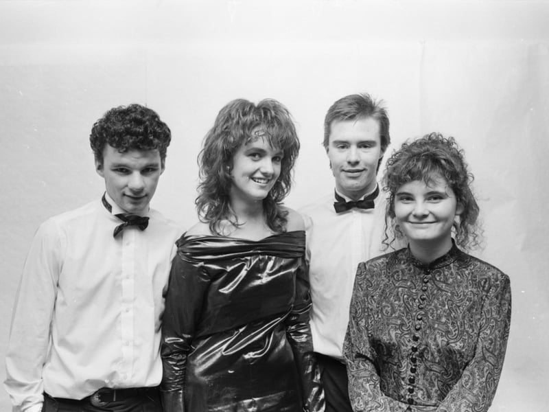 Eamonn Doherty, Julie Roddy, Gregory Parke and Linda White at the Thornhill College formal.
