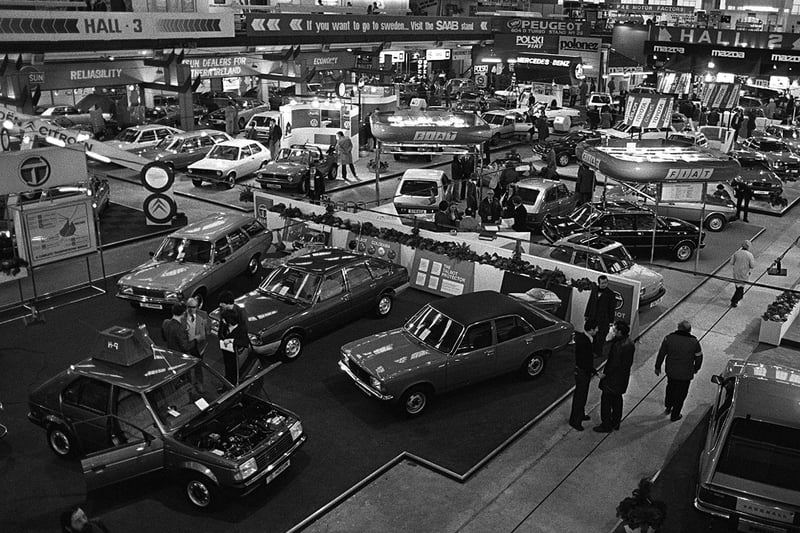 PACEMAKER PRESS INTL. BELFAST. Motorshow at the Kings Hall, Belfast. 21/1/80/
52/80/bw
