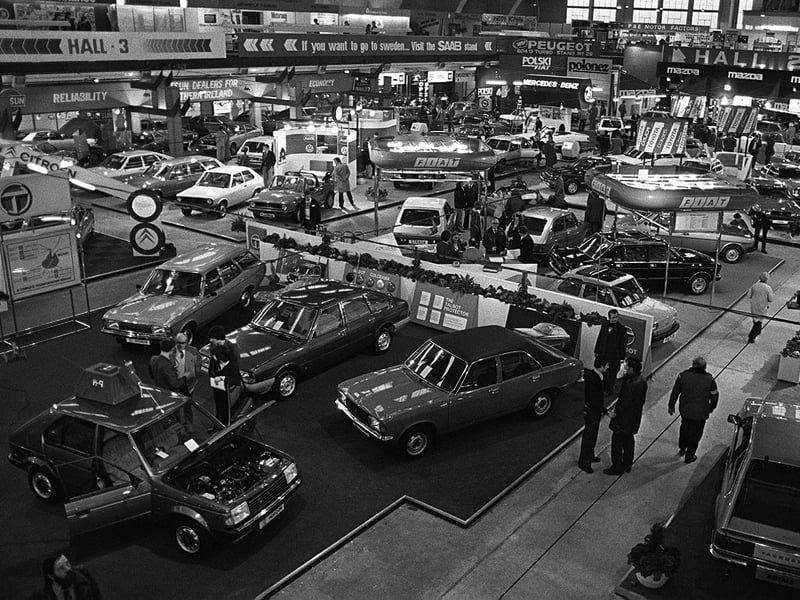 PACEMAKER PRESS INTL. BELFAST. Motorshow at the Kings Hall, Belfast. 21/1/80/
52/80/bw