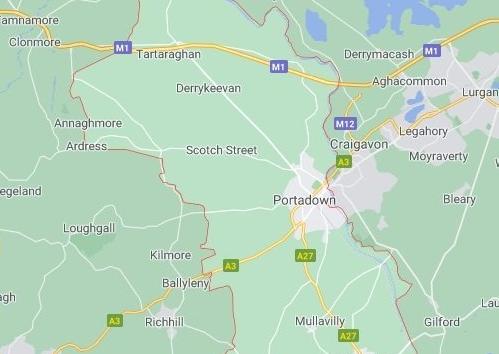 Craigavon - 97 positive cases or 283.3 cases per 100K