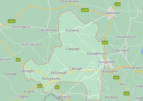 BT70 DUNGANNON - Incidence of 141.5 cases per 100k population