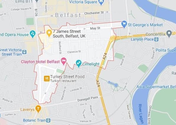BT2 - Belfast - BT2 - 2 positive cases and infection rate of 178.6 per 100K