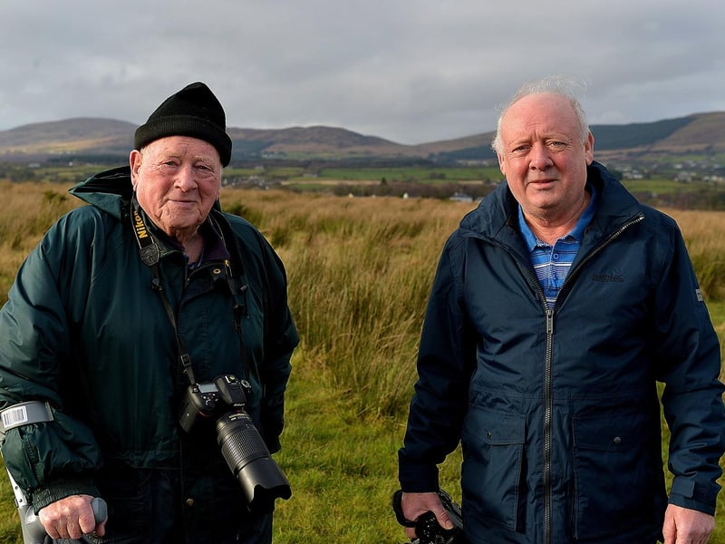 Keen photographers Danny and Brendan Coyle pictured recently during a visit to Culmore Country Park. DER2107GS – 001