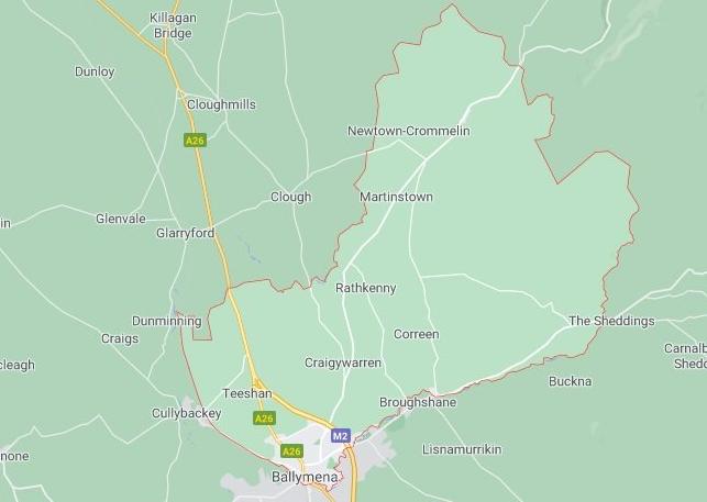 BT43 BALLYMENA - Incidence of 218.8 per 100k