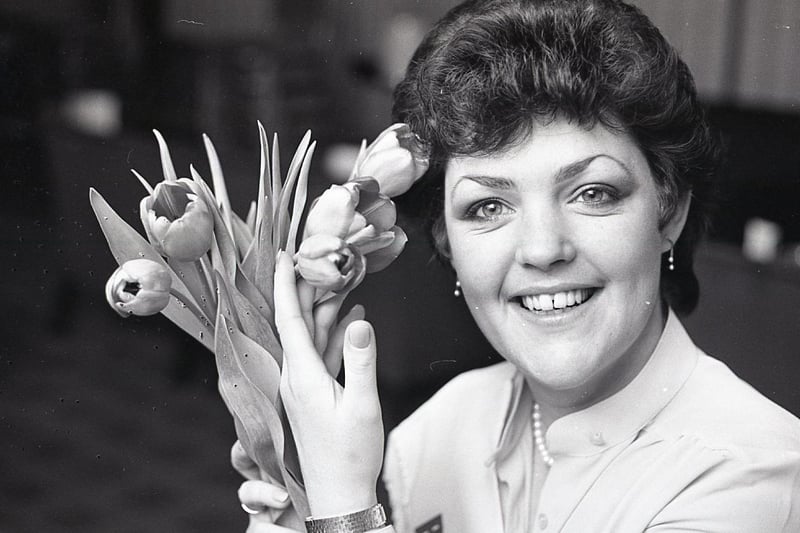 A 22-year-old West Belfast woman won a £700 Receptionist of the Year award in February 1982 reported the News Letter. Yvonne O'Donnell who worked at Beechmount Leisure Centre in the city's Falls Road. She came tops in the Vendepac Business Receptionist Contest for 1982. Yvonne had been at the centre for four years. She said that patience is an important quality needed for her job. Picture: News Letter archives